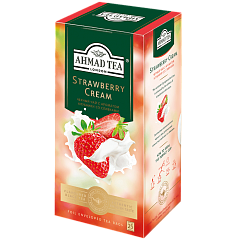 1653-1 Чай Строуберри Крим (со вкусом и аром.клубники со сливками), р/п  с ярлыком 25х1,5г в фольге